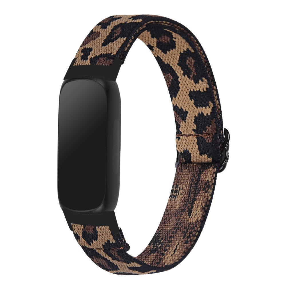 Fantastisk Metal Og Nylon Rem passer til Fitbit Inspire 3 - Brun#serie_8