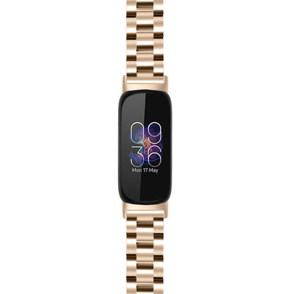 Fantastisk Metal Rem passer til Fitbit Inspire 3 - Pink#serie_8