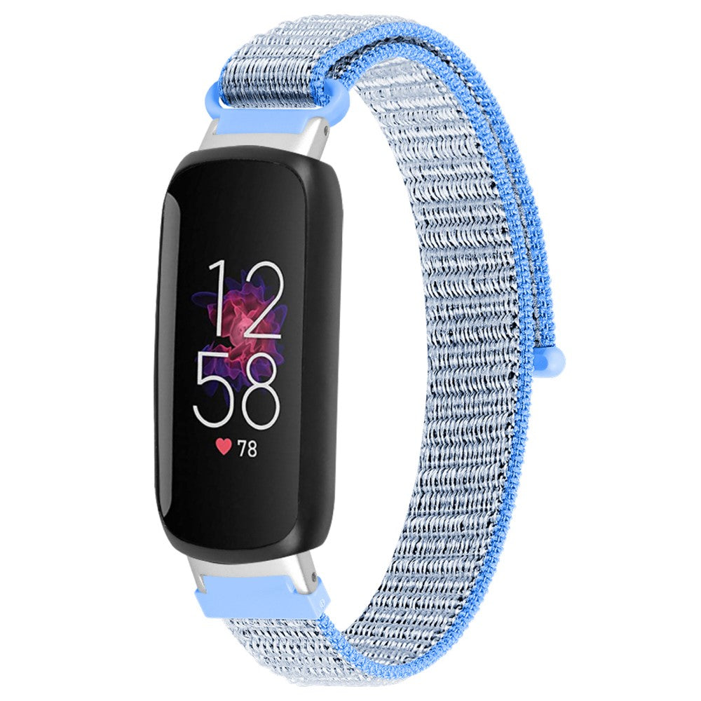 Helt Vildt Skøn Nylon Rem passer til Fitbit Inspire 3 - Blå#serie_5