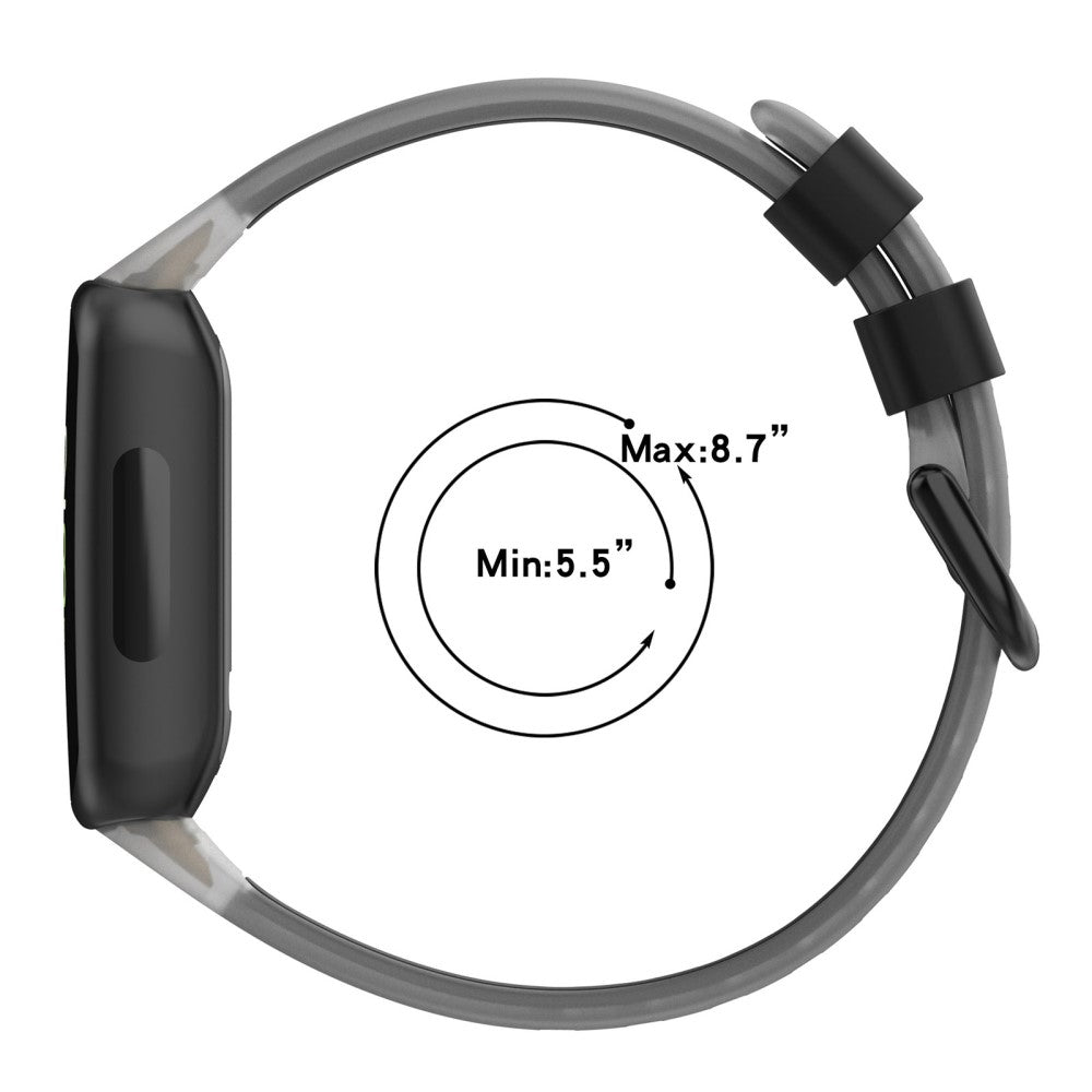 Holdbart Silikone Rem passer til Fitbit Inspire 3 - Hvid#serie_3