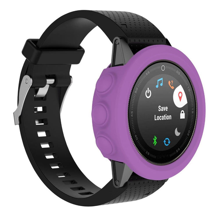 Rigtigt Flot Garmin Fenix 5X Silikone Cover - Lilla#serie_8