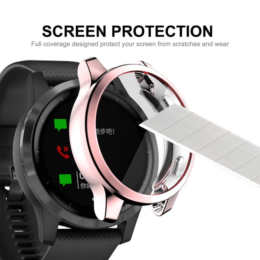 Rigtigt Godt Silikone Cover til Garmin Venu 2S / Garmin Vivoactive 4S - Pink#serie_2