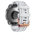 20mm silicone strap with rose gold buckle for Garmin watch