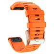 20mm simple stripe silicone strap with rose gold buckle for Garmin watch