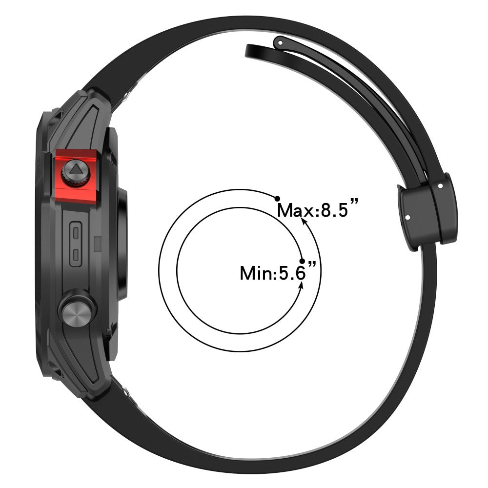20mm silicone strap with tool for Garmin Fenix 7S / Quatix 3 / Descent MK2  - Dark Yellow#serie_2