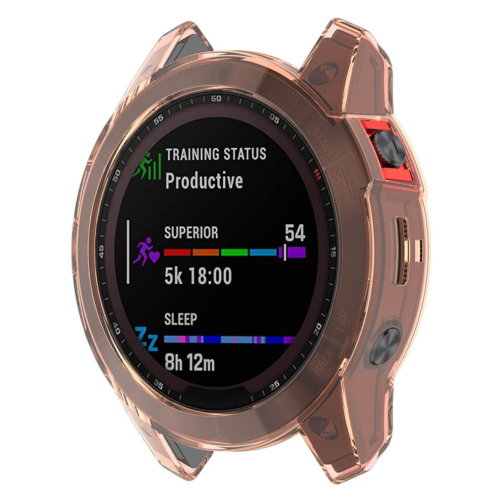 Vildt Flot Silikone Cover til Garmin Fenix 7X - Pink#serie_1