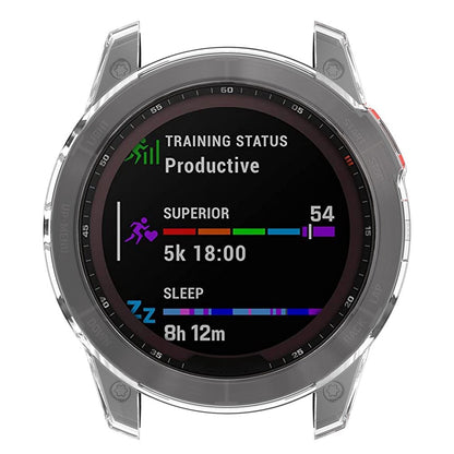 Vildt Flot Silikone Cover til Garmin Fenix 7X - Gennemsigtig#serie_2