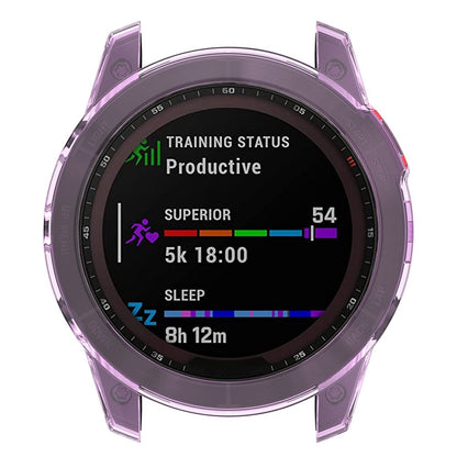Vildt Flot Silikone Cover til Garmin Fenix 7X - Lilla#serie_5