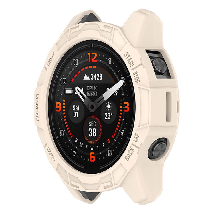 HAT PRINCE Garmin Fenix 7X / 7X Pro / Epix Pro (51mm) hollow cover - Beige#serie_2