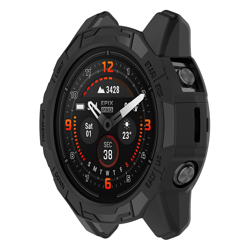HAT PRINCE Garmin Fenix 7X / 7X Pro / Epix Pro (51mm) hollow cover - Black#serie_4
