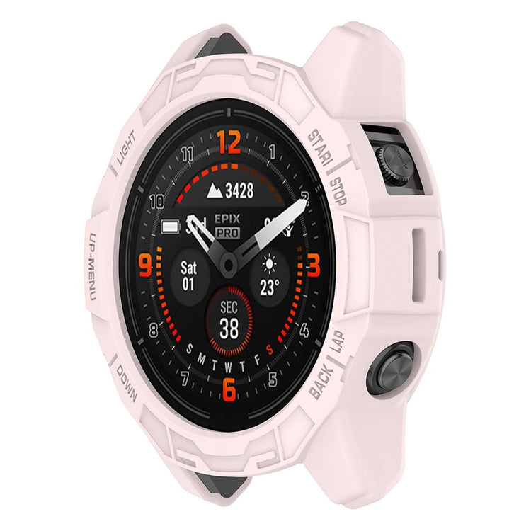 HAT PRINCE Garmin Fenix 7X / 7X Pro / Epix Pro (51mm) hollow cover - Pink#serie_5