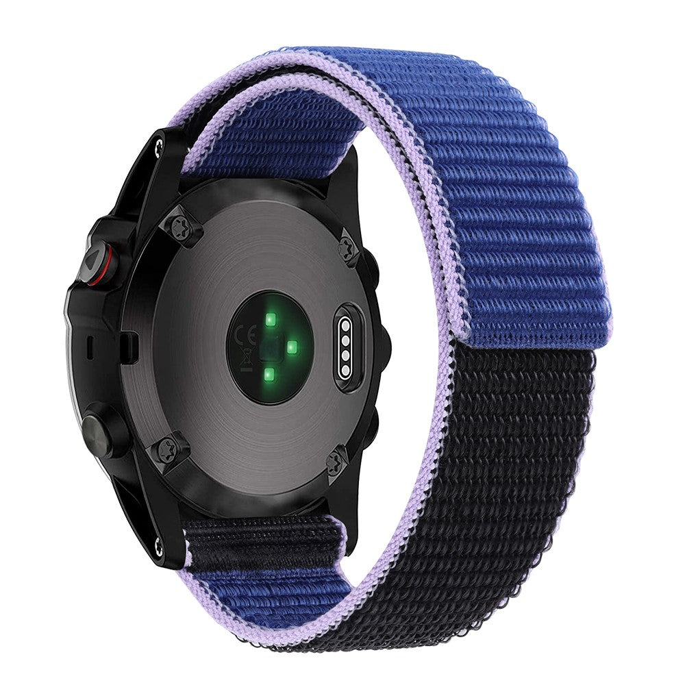 Superflot Nylon Universal Rem passer til Smartwatch - Blå#serie_1