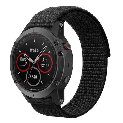 Superflot Nylon Universal Rem passer til Smartwatch - Sort#serie_5