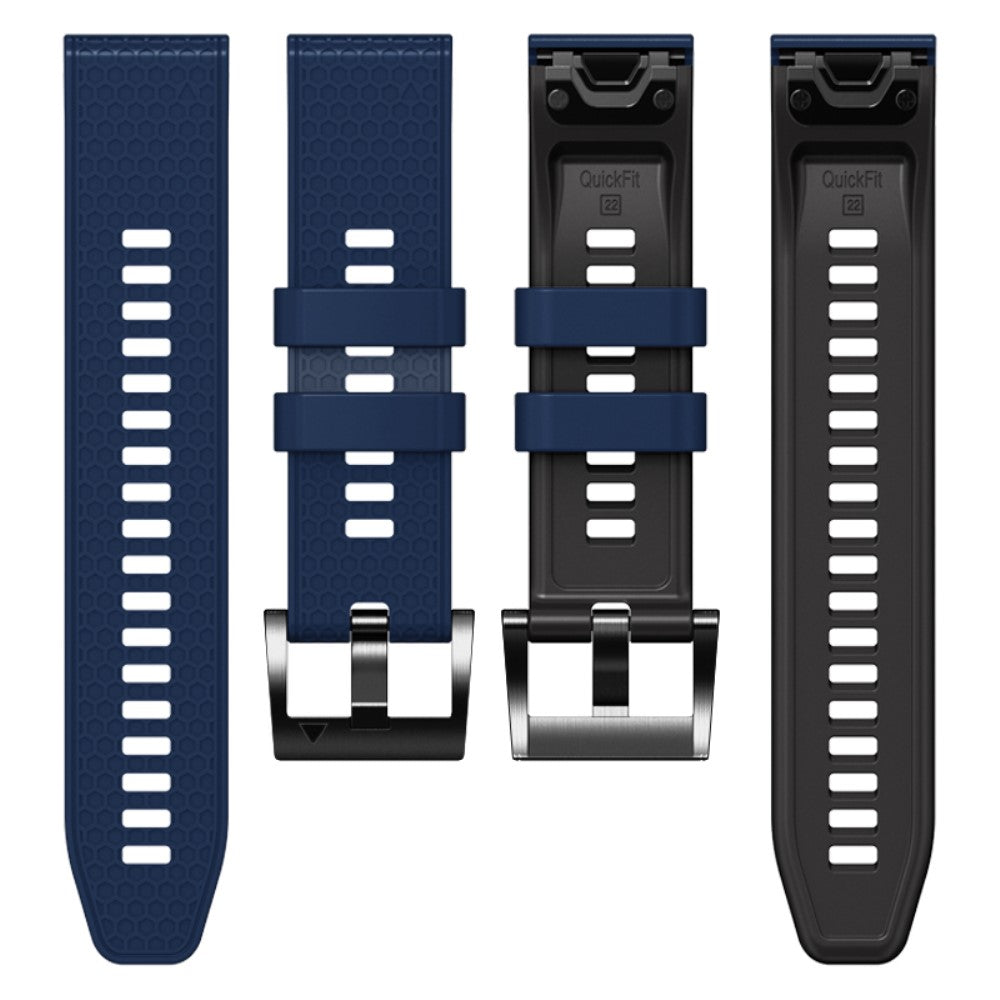 Super Fint Silikone Universal Rem passer til Smartwatch - Blå#serie_3