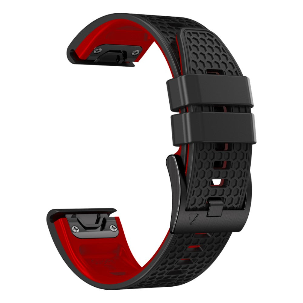 Super Fint Silikone Universal Rem passer til Smartwatch - Sort#serie_5
