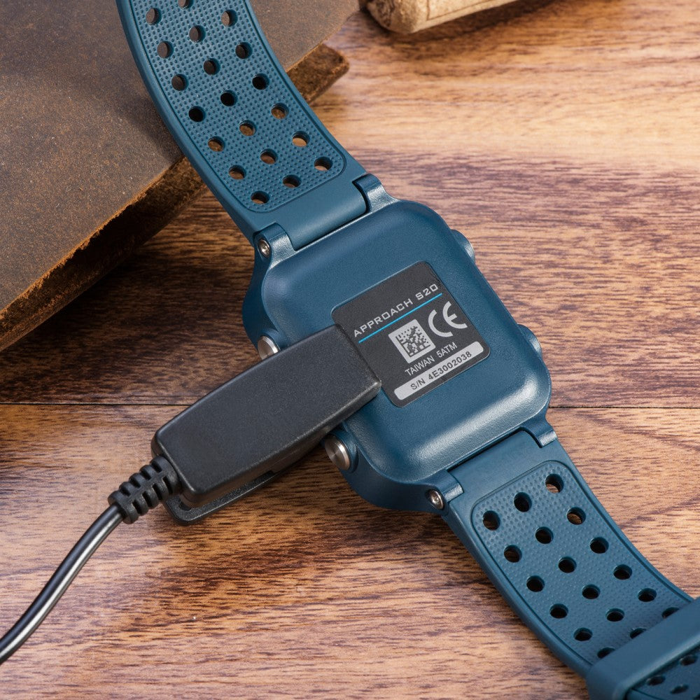 1m Garmin Vivomove Trend Type-C Opladningskabel - Sort#serie_2