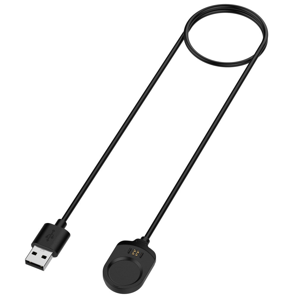 100cm USB Ladestation passer til Garmin Smartwatch - Sort#serie_2