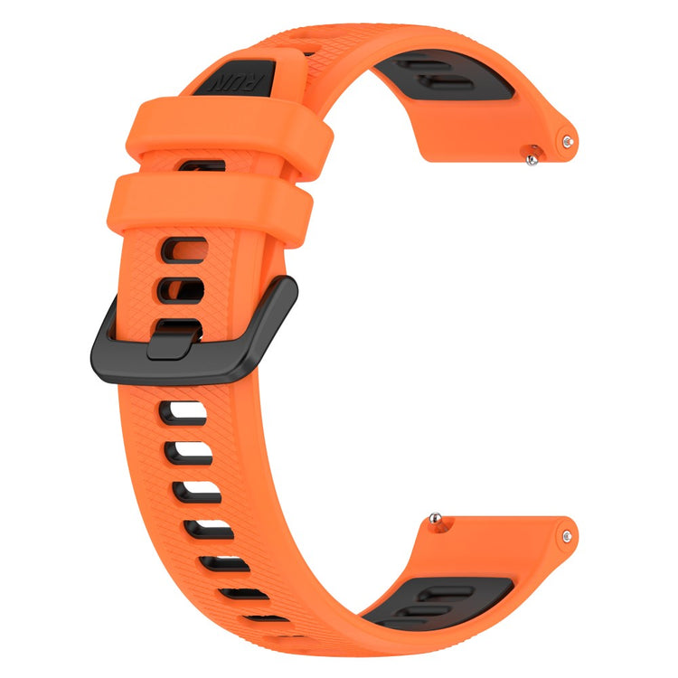 Mega Cool Silikone Rem passer til Garmin Forerunner 265S - Orange#serie_1