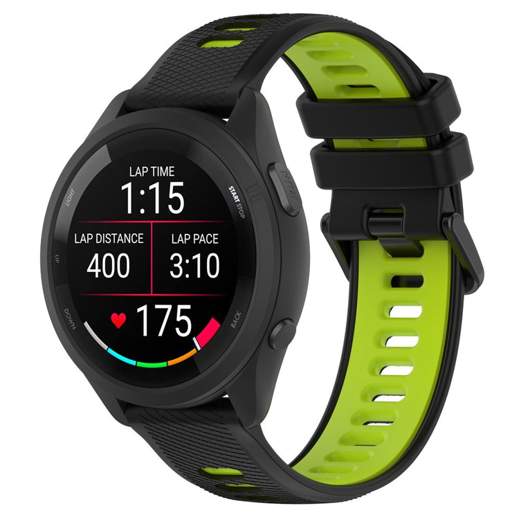 Mega Cool Silikone Rem passer til Garmin Forerunner 265S - Grøn#serie_9