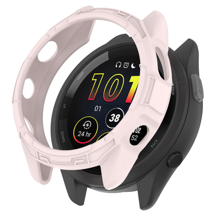 Beskyttende Silikone Bumper passer til Garmin Forerunner 265S - Pink#serie_4