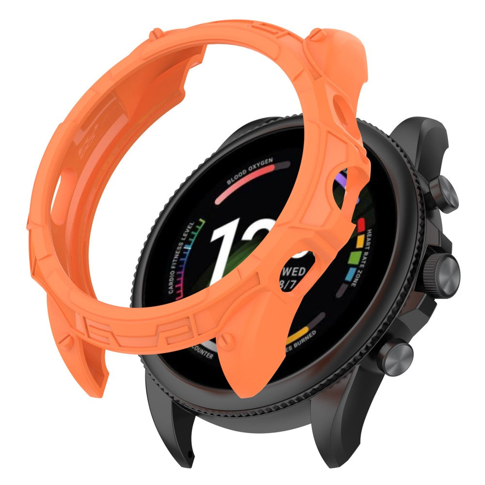 Rigtigt Flot Silikone Cover til Fossil Gen 6 - Orange#serie_4