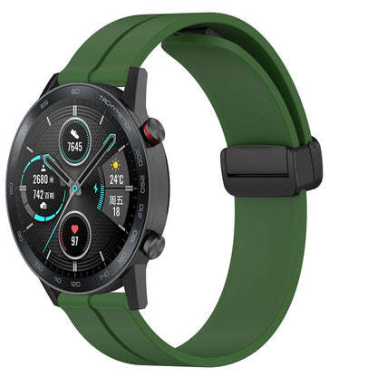 Mega Sejt Silikone Universal Rem passer til Smartwatch - Grøn#serie_6