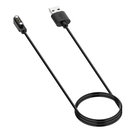 1m Realme Watch 3 / Realme Watch 3 Pro Magnetisk  USB Opladningskabel - Sort#serie_1