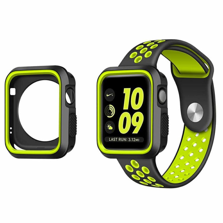 Godt Apple Watch Series 1-3 38mm Silikone Cover - Grøn#serie_3