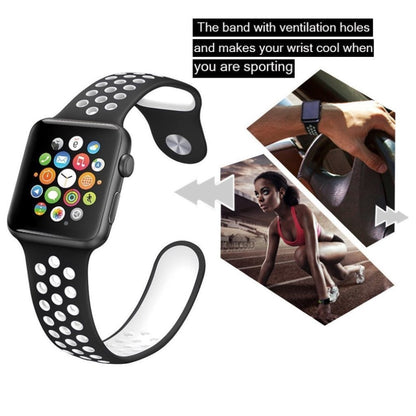 Super skøn Apple Watch Series 1-3 38mm Silikone Rem - Hvid#serie_4