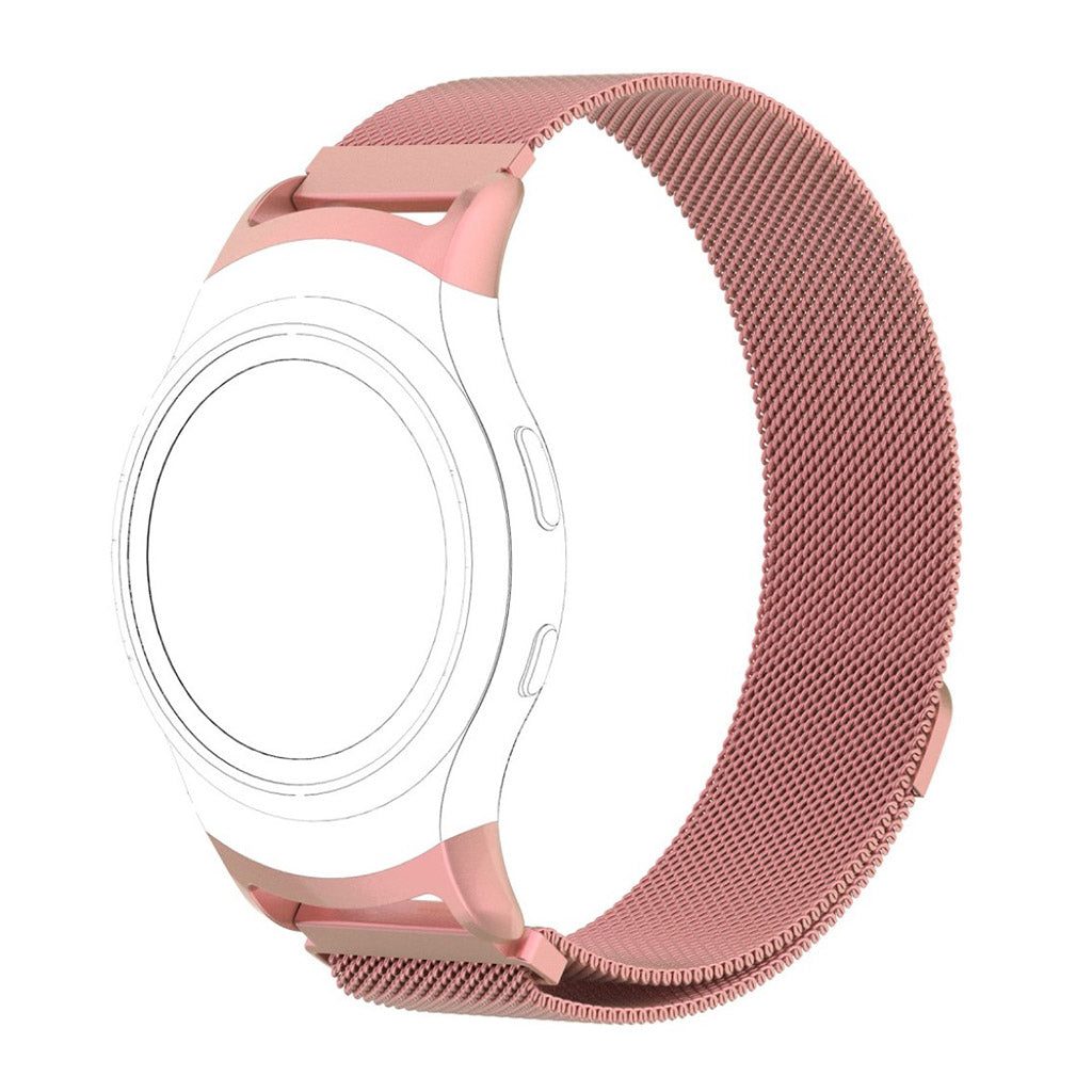 Rigtigt rart Samsung Gear Fit2 Metal Rem - Pink#serie_5