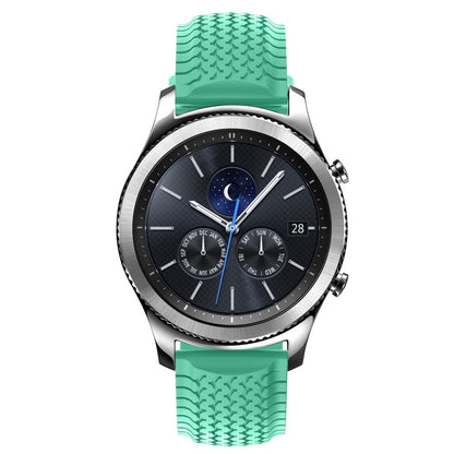 Meget elegant Samsung Gear S3 Silikone Rem - Blå#serie_3