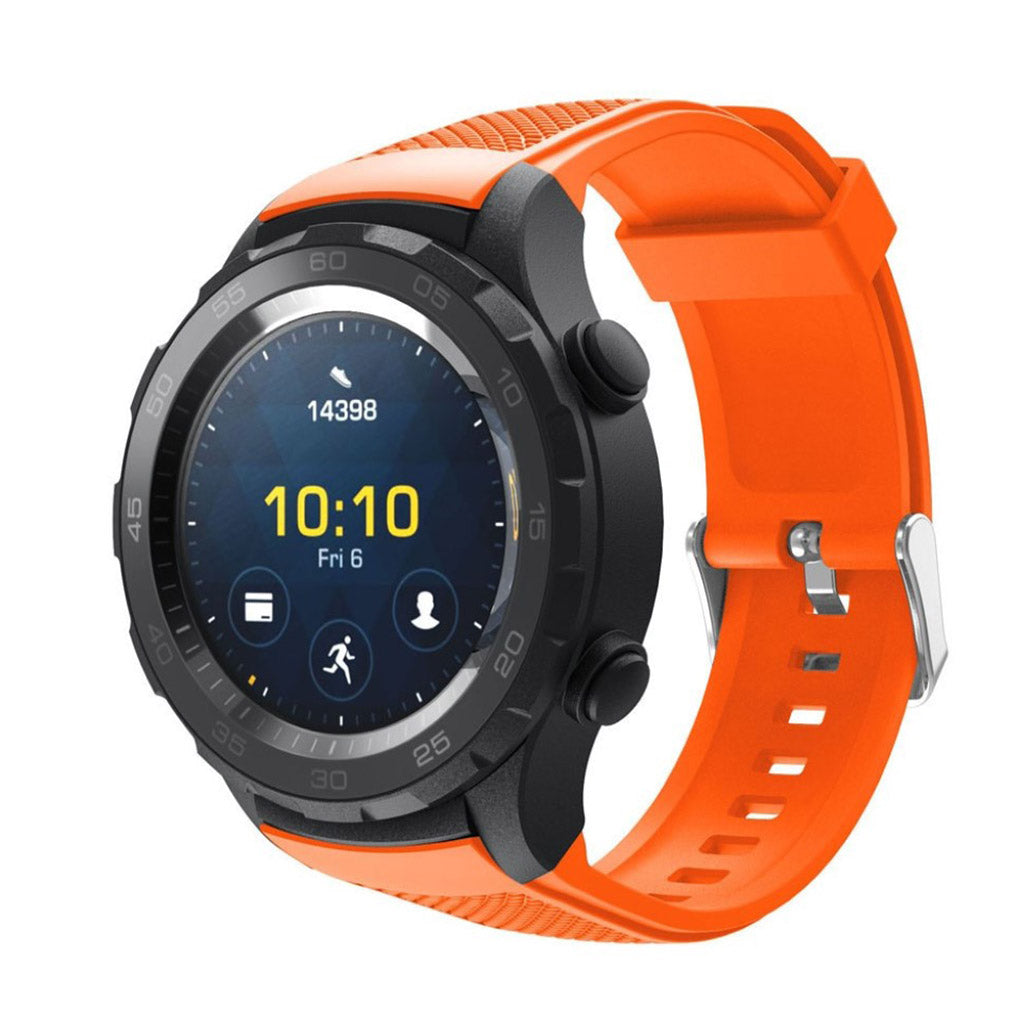 Meget nydelig Huawei Watch 2 Silikone Rem - Orange#serie_1