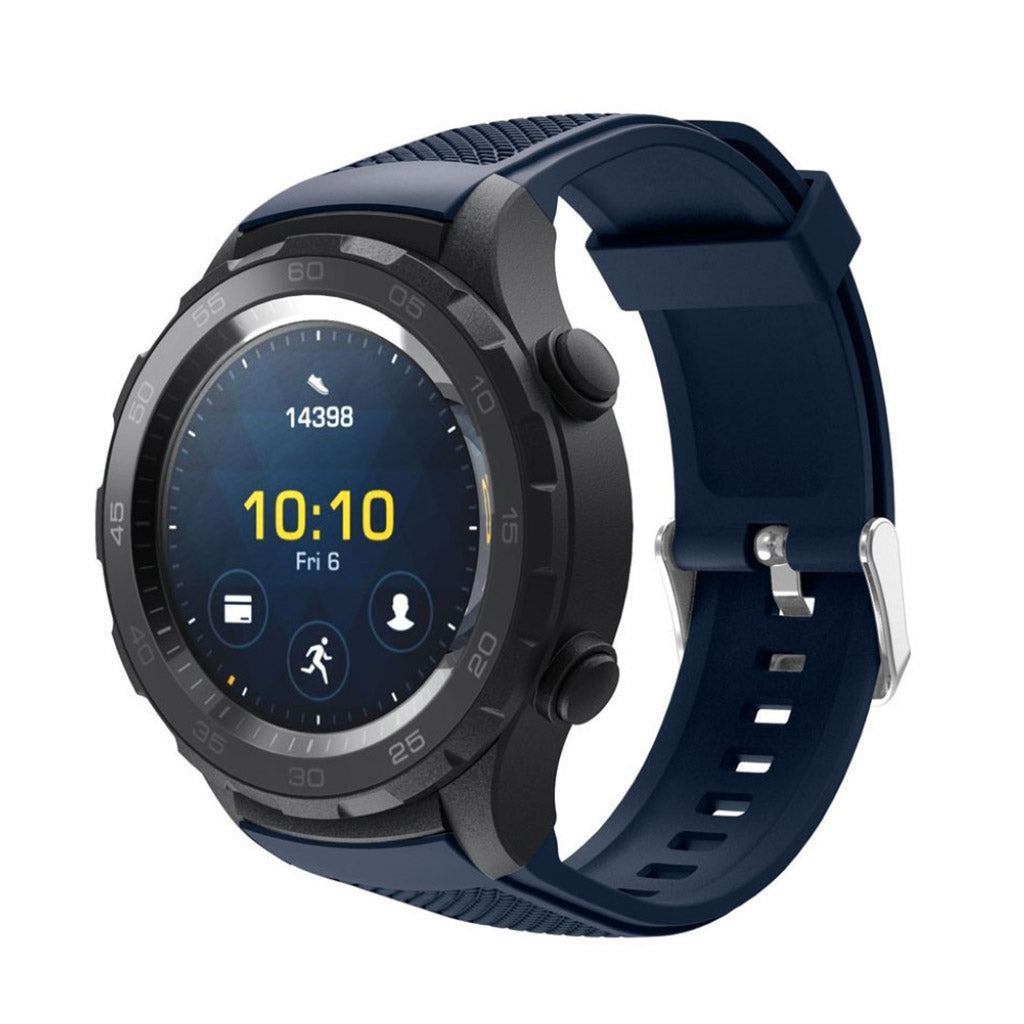 Meget nydelig Huawei Watch 2 Silikone Rem - Blå#serie_2