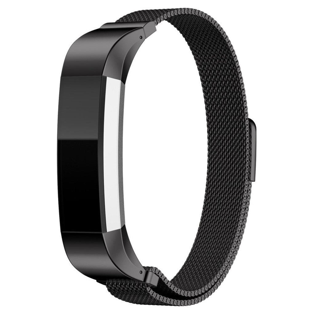 Super fint Fitbit Alta HR Metal Rem - Sort#serie_10