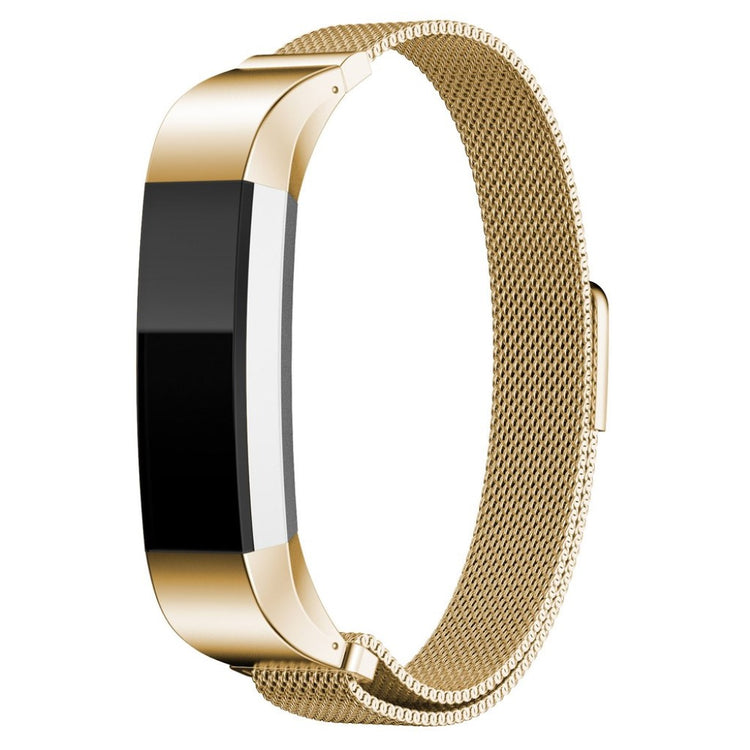 Super fint Fitbit Alta HR Metal Rem - Guld#serie_5