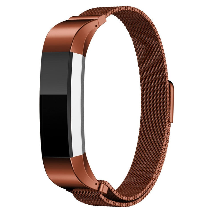 Super fint Fitbit Alta HR Metal Rem - Brun#serie_9