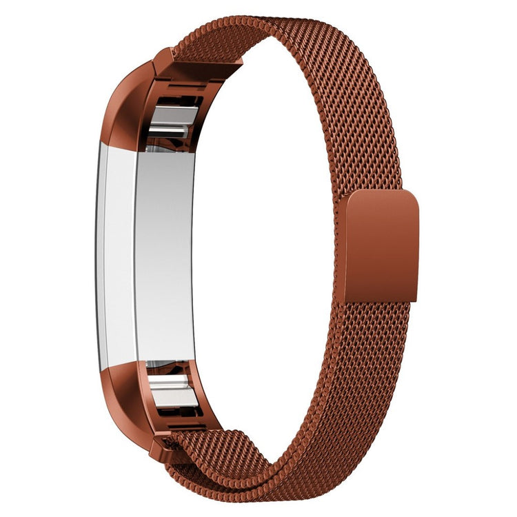 Super fint Fitbit Alta HR Metal Rem - Brun#serie_9