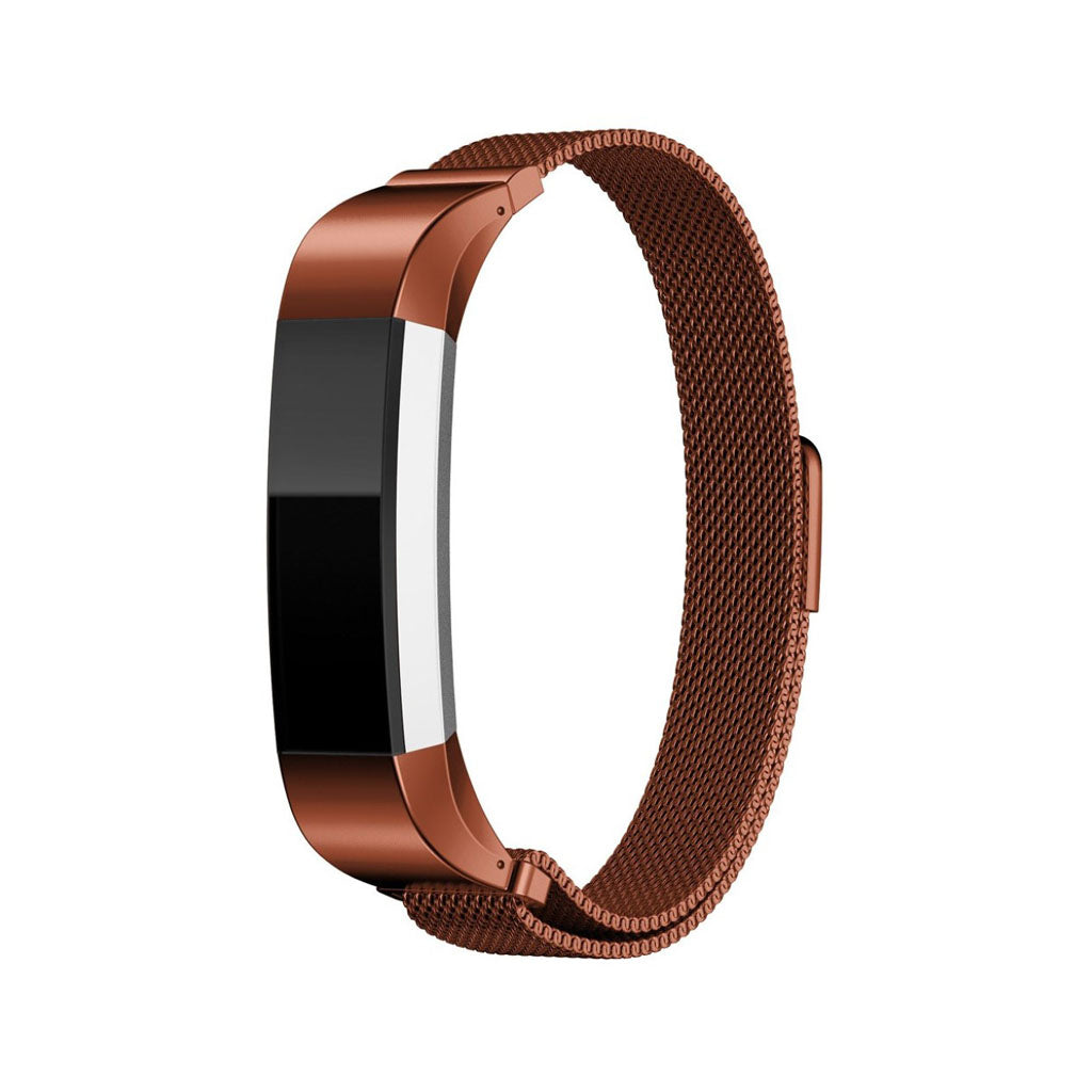 Super fint Fitbit Alta HR Metal Rem - Brun#serie_9