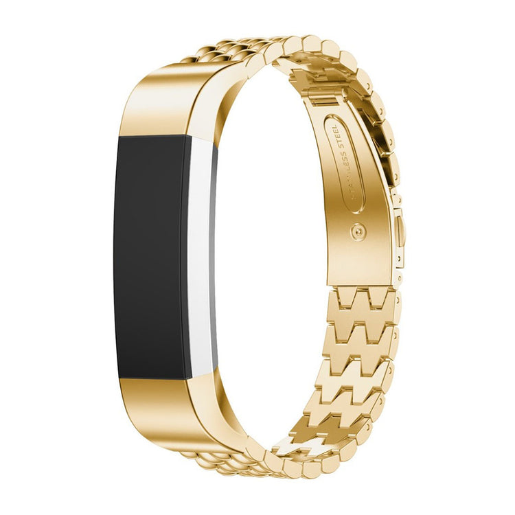 Vildt skøn Fitbit Alta HR Metal Rem - Guld#serie_2