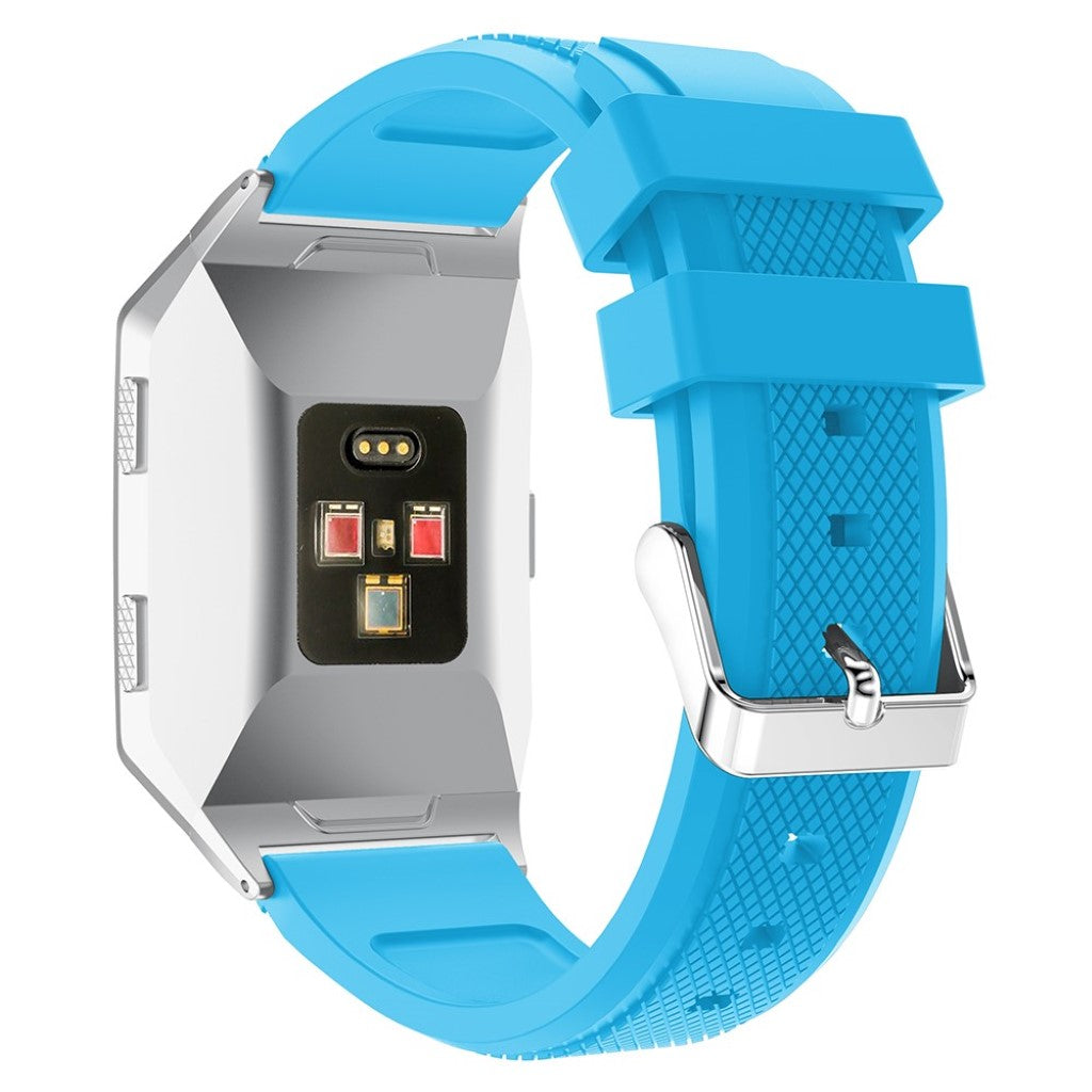 Helt vildt komfortabel Fitbit Ionic Silikone Rem - Blå#serie_1
