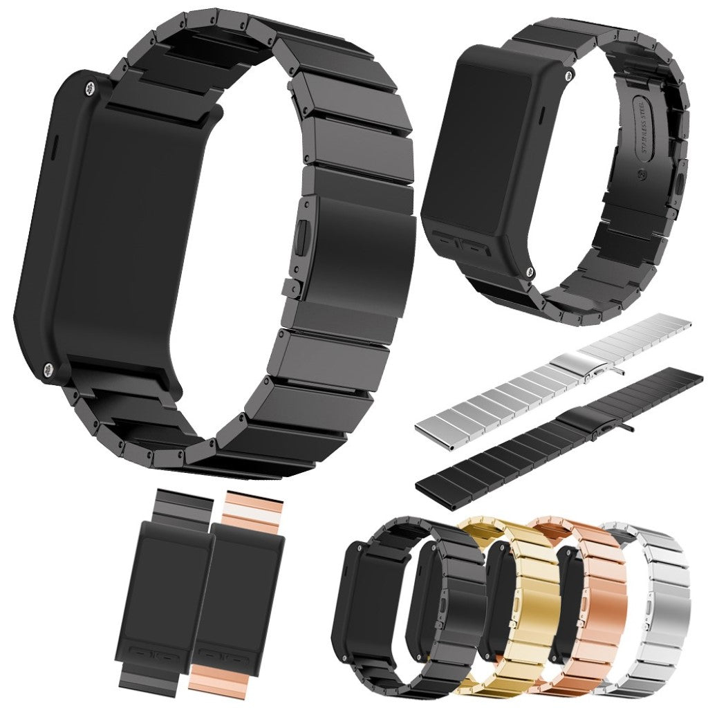 Vildt hårdfør Garmin Vivoactive HR Metal Rem - Pink#serie_2