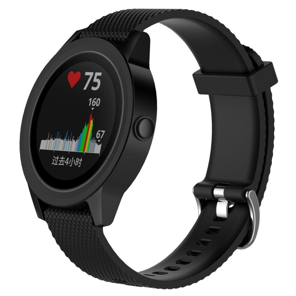  Garmin Vivomove HR / Garmin Forerunner 920 XT Silikone Rem - Sort#serie_10