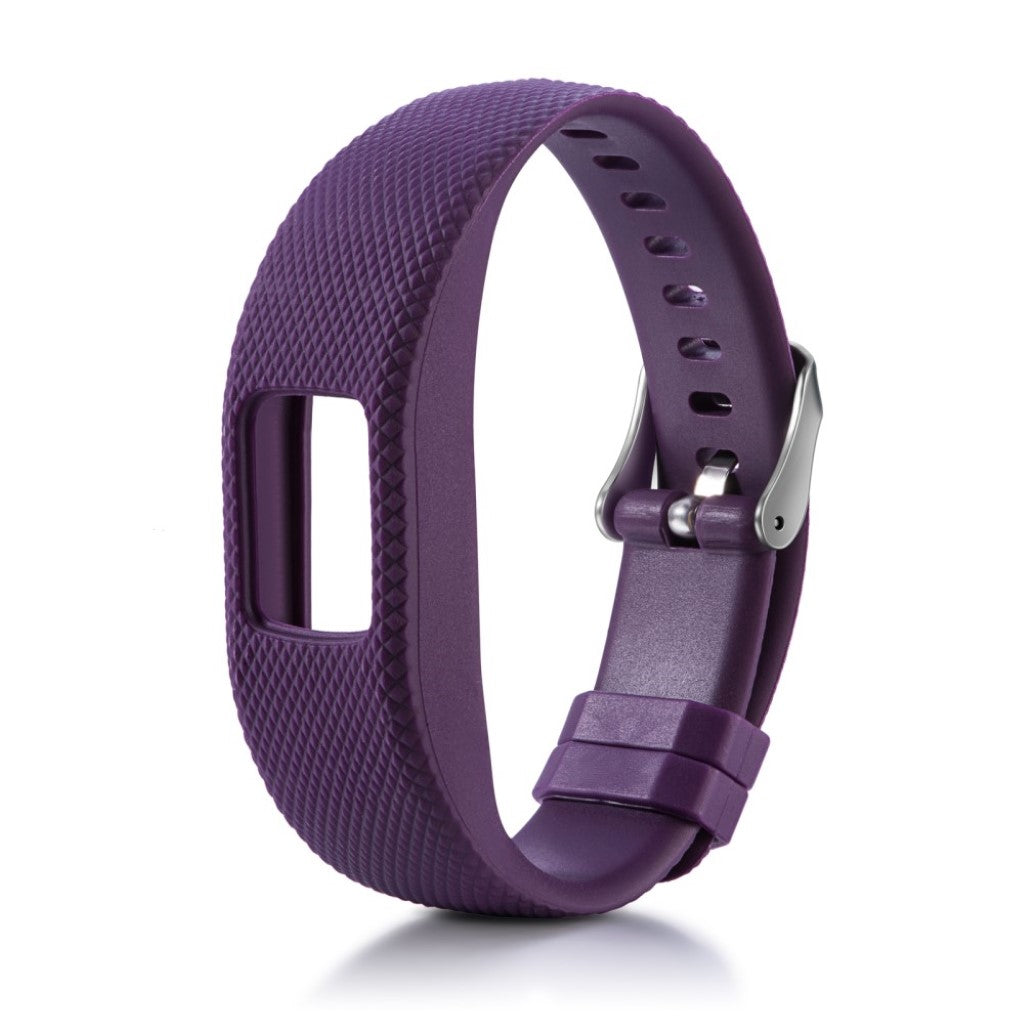 Stilfuld Garmin Vivofit 4 Silikone Rem - Lilla#serie_1