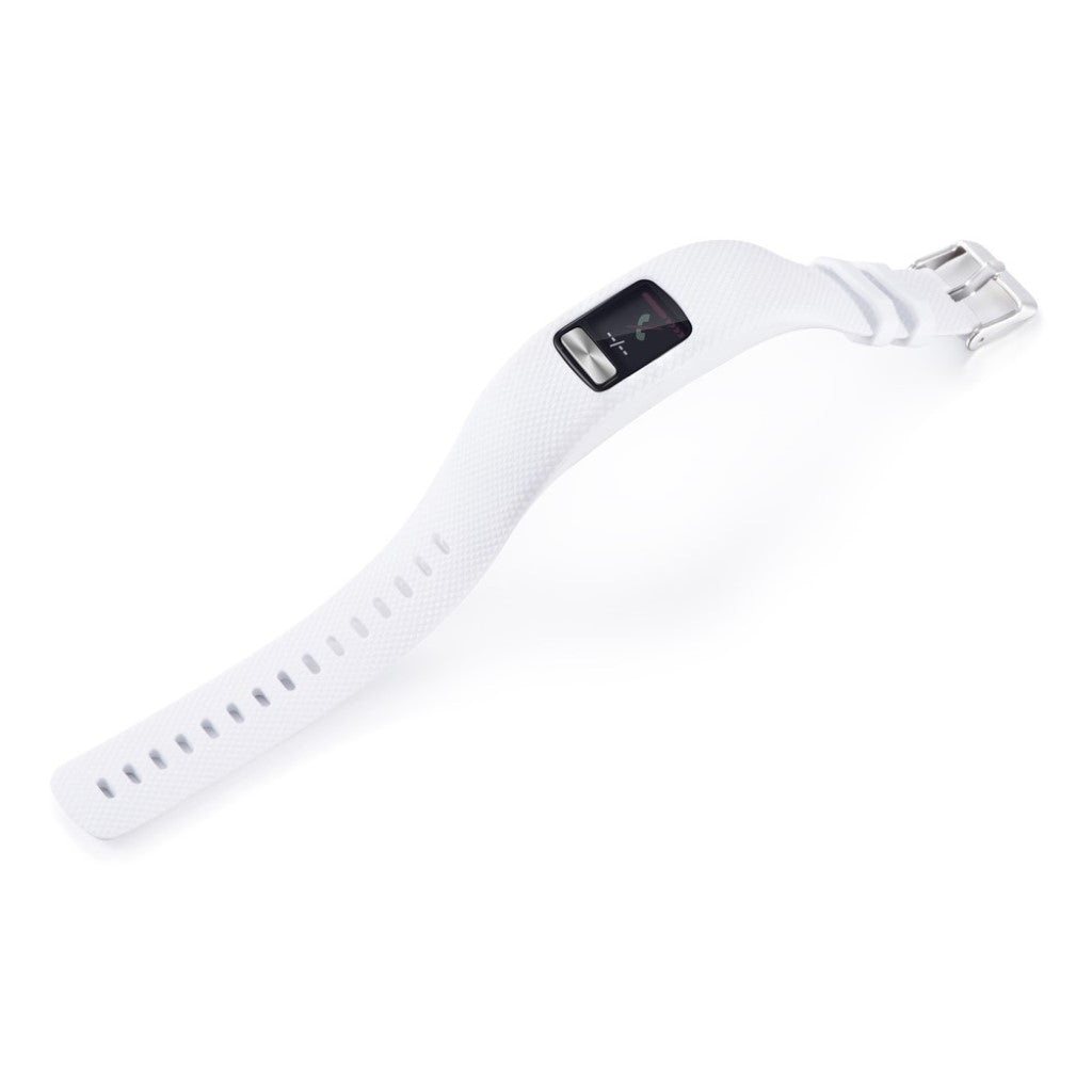Stilfuld Garmin Vivofit 4 Silikone Rem - Hvid#serie_9