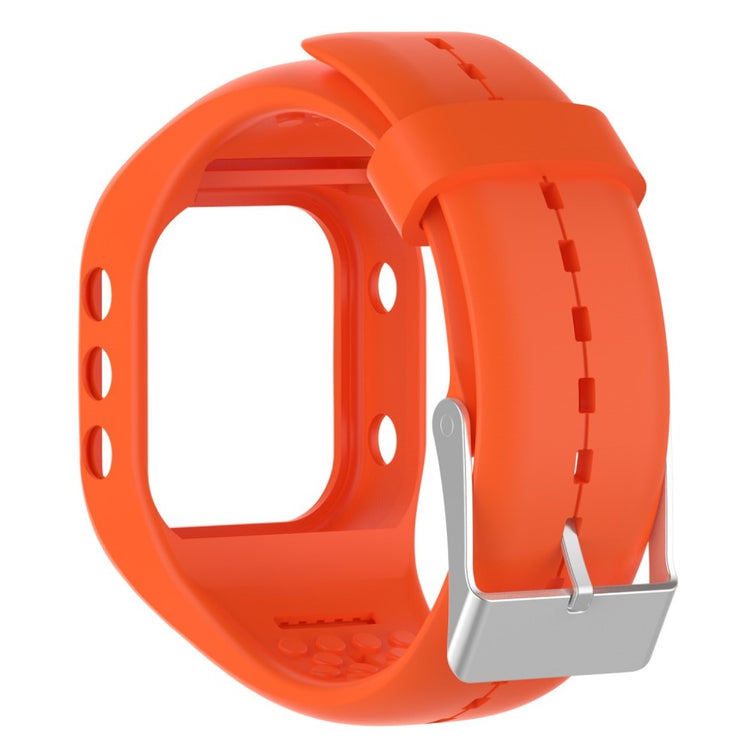 Helt vildt sejt Polar A300 Silikone Rem - Orange#serie_10