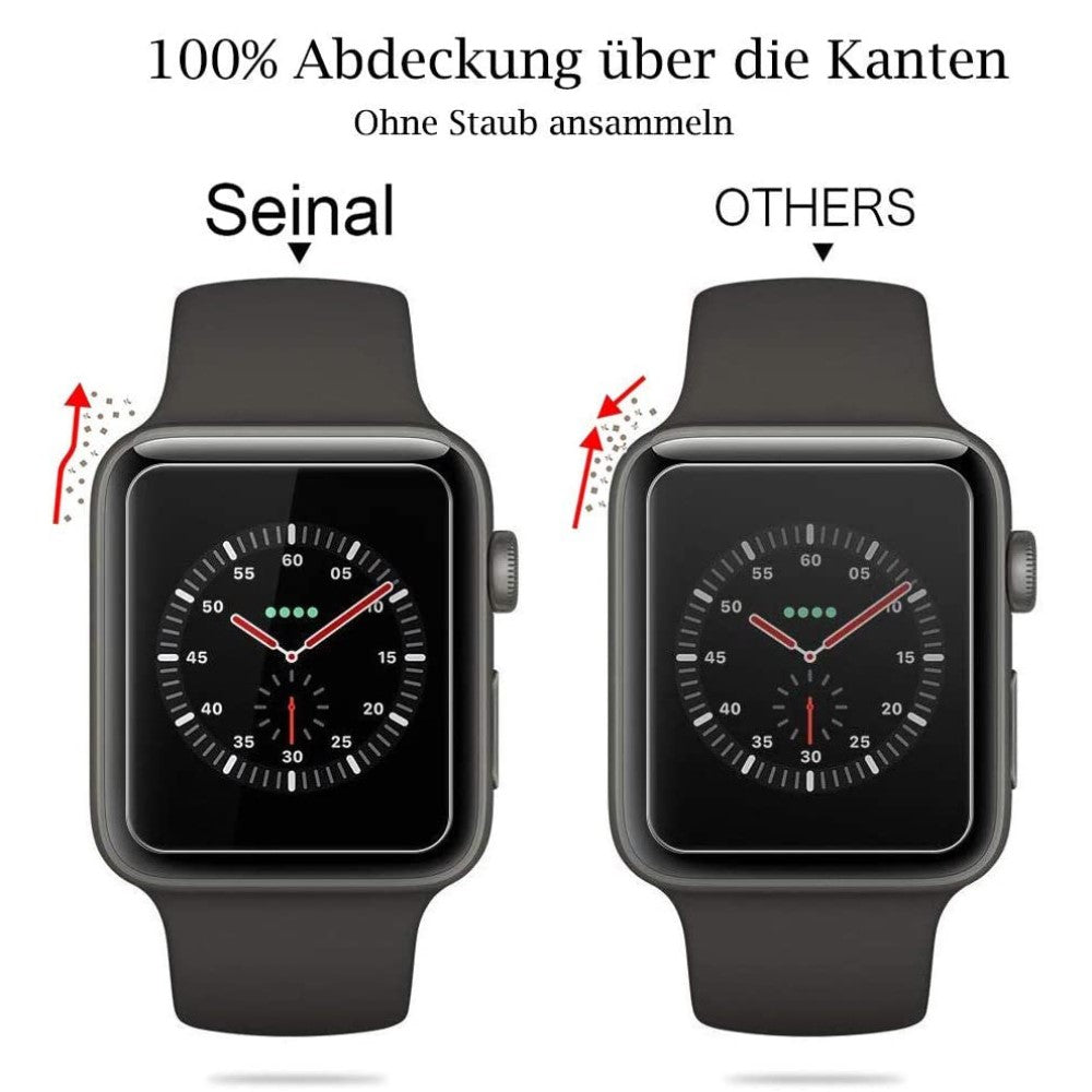 Apple Watch Series 7 45mm Hærdet Glas  HD Skærmbeskytter - Gennemsigtig#serie_379