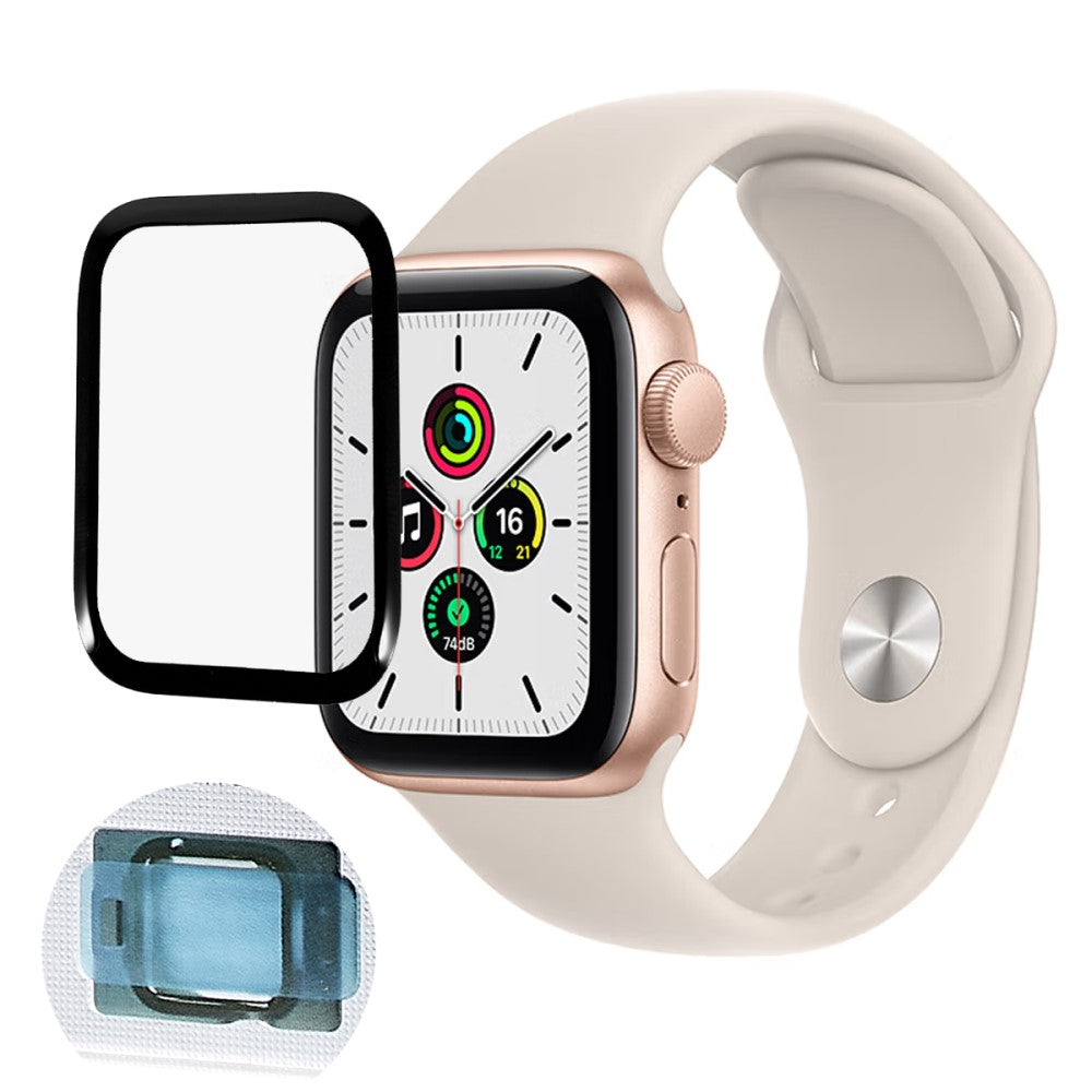 Apple Watch Series 7 45mm Silikone Skærmbeskytter - Gennemsigtig#serie_556