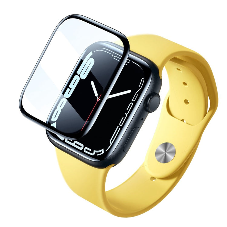 Apple Watch Series 8 (45mm) / Apple Watch Series 7 45mm Plastik  HD Skærmbeskytter - Sort#serie_643