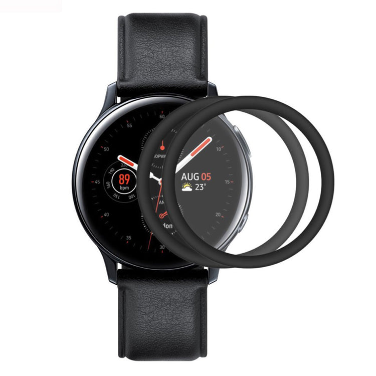 2stk Samsung Galaxy Watch Active 2 - 44mm Plastik Skærmbeskytter - Gennemsigtig#serie_470