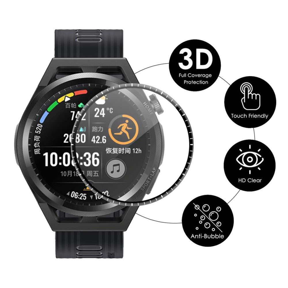 Huawei Watch GT Runner Plastik  HD Skærmbeskytter - Gennemsigtig#serie_326